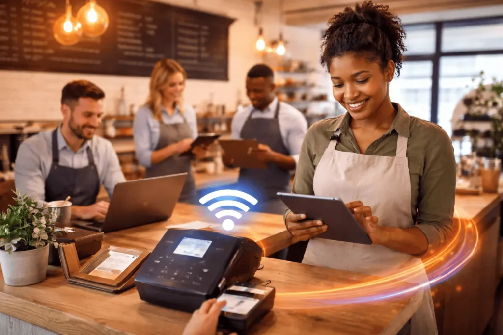 Managed retail Wi-Fi solutions for stores and cafes by Telecel SA