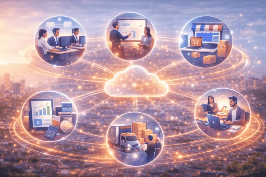 Customer support teams using omni-channel messaging to manage conversations